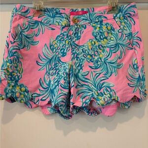 Lilly Pulitzer Buttercup Stretch 5” shorts Pelican Pink Beat the Heat